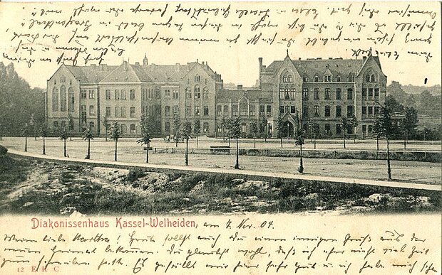 Postkarte 1904 Diakonissenhaus
